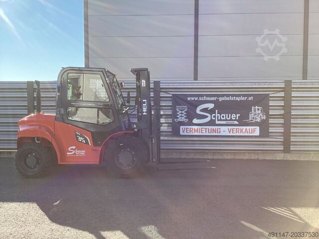 Вездеходный вилочный погрузчик Heli CPCD35-KU6Y4R-3 4WD