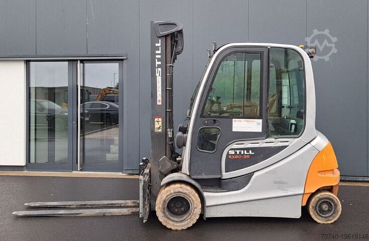 Электрический 4-х колесный вилочный погрузчик Still RX60-35