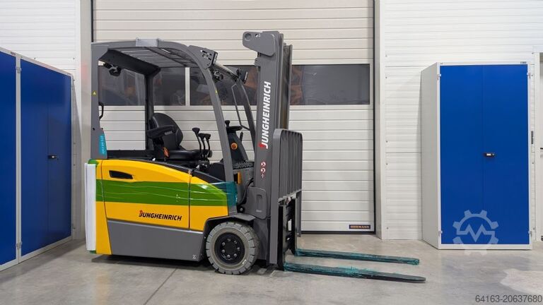 Электрический 3-колесный вилочный погрузчик Jungheinrich EFG BB 216k Ausstellungsstück