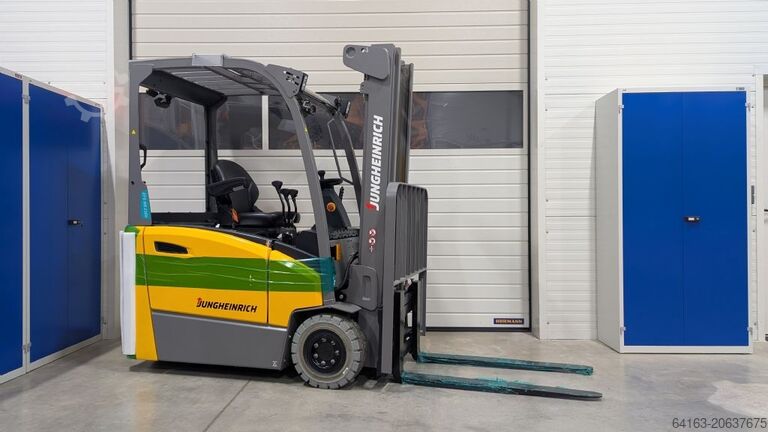 Электрический 3-колесный вилочный погрузчик Jungheinrich EFG BB 216k Ausstellungsstück