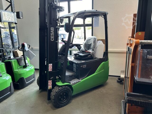 Электрический 3-колесный вилочный погрузчик Cesab B320II