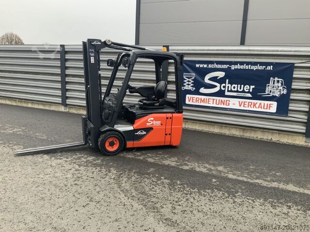 Электрический 3-колесный вилочный погрузчик Linde E16-02