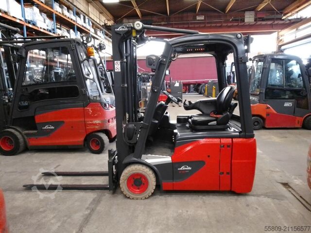 Электрический 3-колесный вилочный погрузчик Linde 