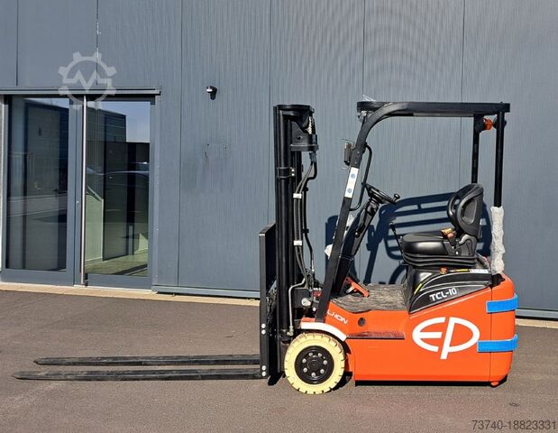 Электрический 3-колесный вилочный погрузчик EP TCL101