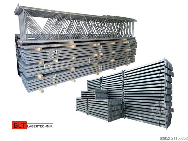 промышленный стеллаж ca. 50,30 lfm. Dexion P90 Palettenregale H:6,5m Fachlast: 3000kg Schwerlastregale