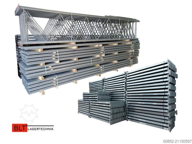 промышленный стеллаж ca. 14 lfm. Dexion P90 Palettenregale H:6,5m Fachlast: 2400kg Schwerlastregale