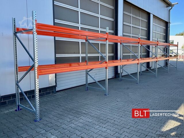 промышленный стеллаж ca.14 lfm. Palettenregale H: 250cm Fachlast: 3000 kg , 45 Palettenplätze