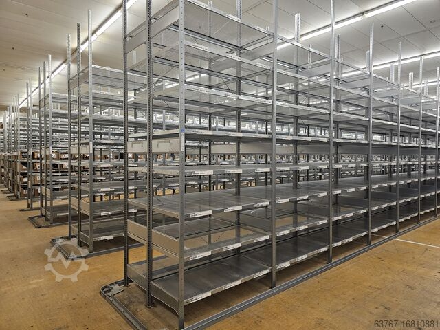 Стеллаж с полками Meta Fachbodenregal mit gelochten Böden