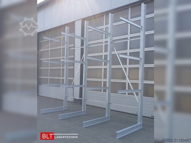 консольный стеллаж ca. 4,02 lfm. Kragarmregal  H:400cm T: 137 cm , 500 kg/Arm , 4 Lagerebenen