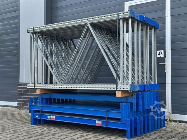 Многоярусный склад Паллетная стеллажная система Стеллажи SSI Schäfer PR600 / 24,45 lfm / 2.000x1.050mm / 1.800mm lichte Weite