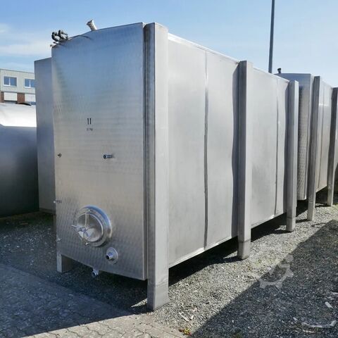 Кубическая емкость для хранения 12 220 литров, с возможностью нагрева/охлаждения, из V2A с 2 внутрен  9416