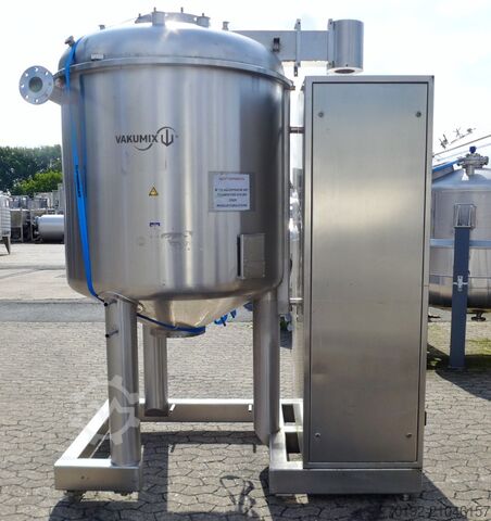 Вакуумный резервуар 1980 л из V4A VAKUMIX 9195