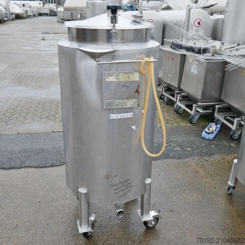 Передвижной бак 300 литров из V2A  9502