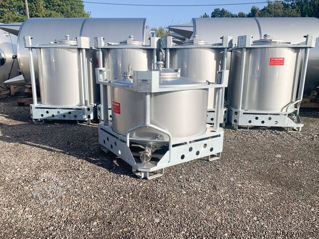 565-литровый подогреваемый контейнер из нержавеющей стали V2A. Azzini S16300