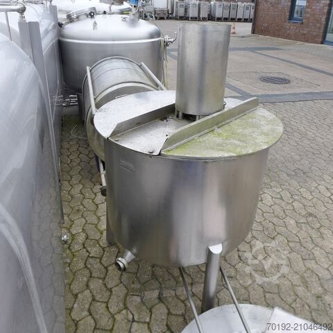 Смесительный бак 450 литров из V2A с мешающим диском  9098