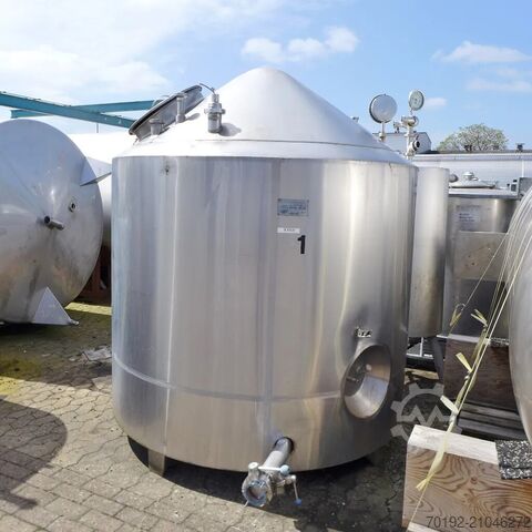 3000-литровый изолированный резервуар из V2A terlet 9115