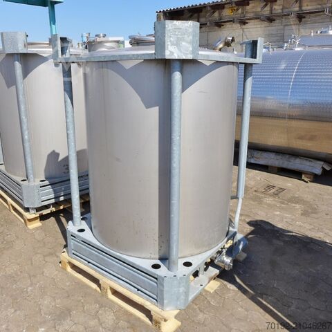 Контейнер 1255 литров из нержавеющей стали V2A Behälter KG Bremen 9128