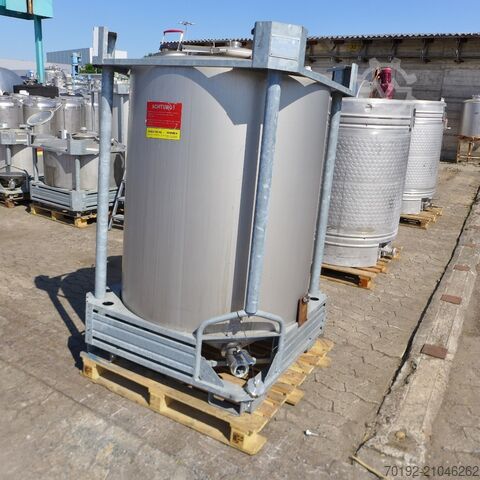 Контейнер 1251 литр из V2A (нержавеющая сталь). Behälter KG Bremen 9129