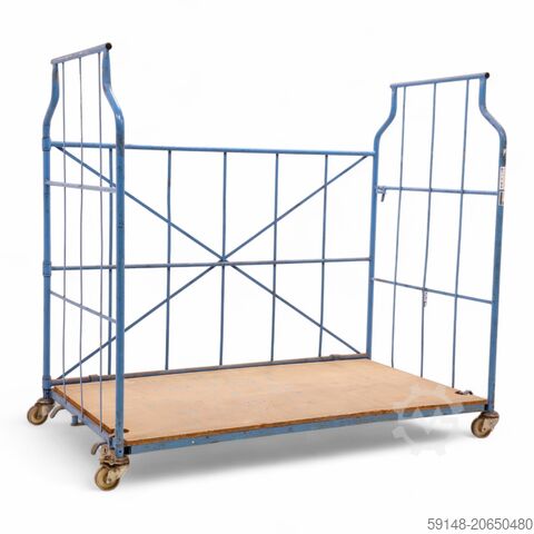 Б/у тележки для транспортировки мебели, L-образная рама, штабелируемые и вложимые, Д: 2000, Ш: 1150, Kruizinga 99-099GB-D