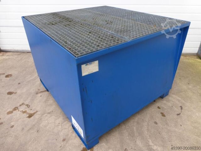 Поддон для сбора, складской поддон для опасных веществ, мойка с решеткой P&D 4P-TCF