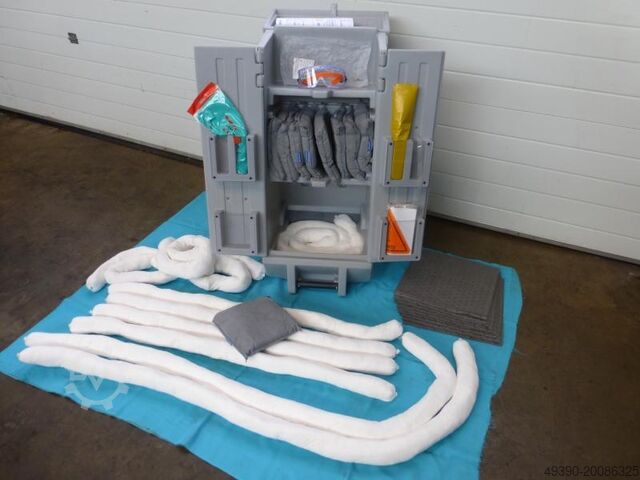 Набор для опасных веществ, аварийный комплект DENIOS в транспортной тележке DENIOS Densorb