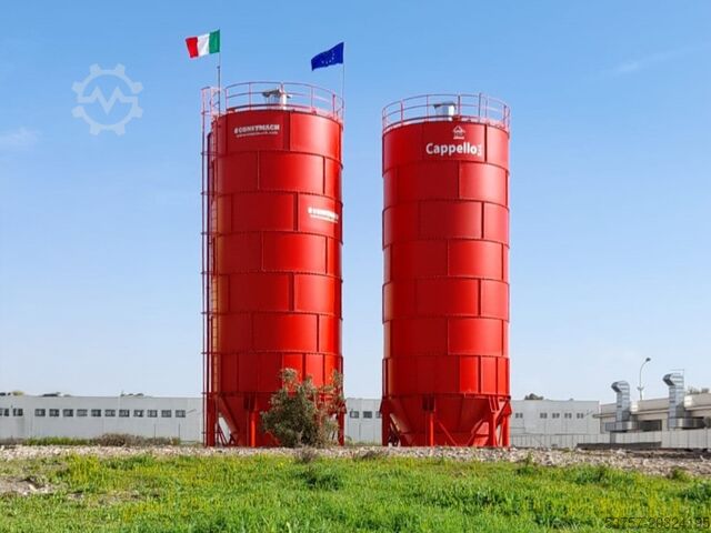 цементный силос, силосы, бетонный силос Constmach 300 Ton Capacity Cement Silo