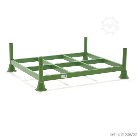 Поддоны для стоек б/у, мобильная рама, подходящая для стоек 42,4, Д: 1200, Ш: 1000, В: Kruizinga 87303-1200GB