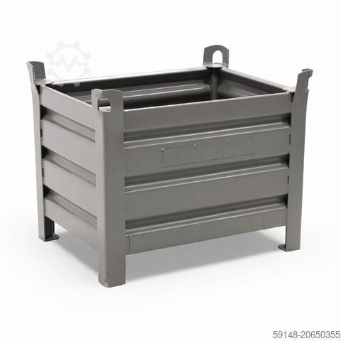 Б/у стальные штабелируемые ящики, прочная конструкция, штабельные контейнеры с четырьмя закрытыми ст Kruizinga 102866S-GB