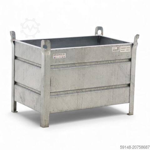 Б/у стальные штабелируемые ящики, прочная конструкция, штабельные контейнеры с закрытыми стенками, д Kruizinga 98-588GB