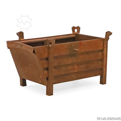 Б/у стальные штабелируемые ящики, прочная конструкция, штабельные контейнеры с крановыми проушинами, Kruizinga 99-2353GB