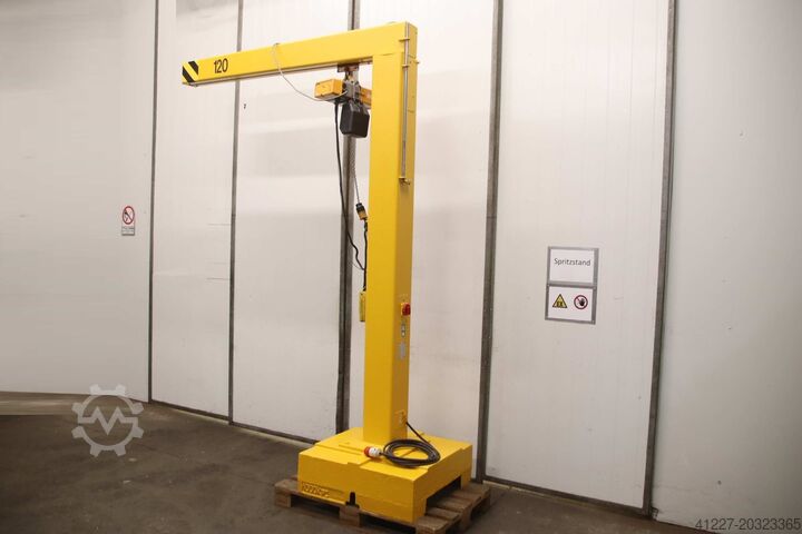 Переносная колонная поворотная кран-балка, вылет 1,80 м/120 кг VEB** KHZ 250