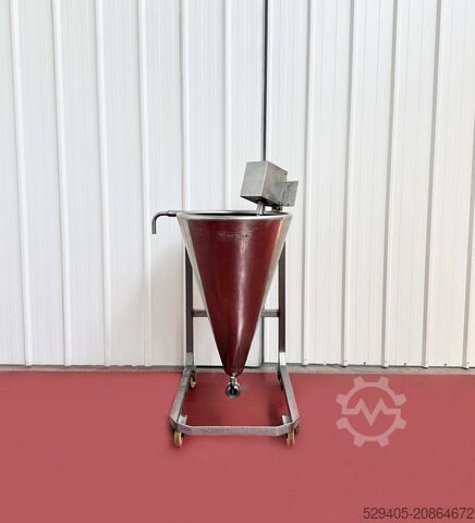 Мобильный конический бункер с мешалкой Then -