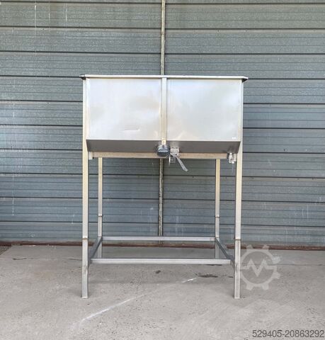 Бункер из нержавеющей стали 1200 л - -