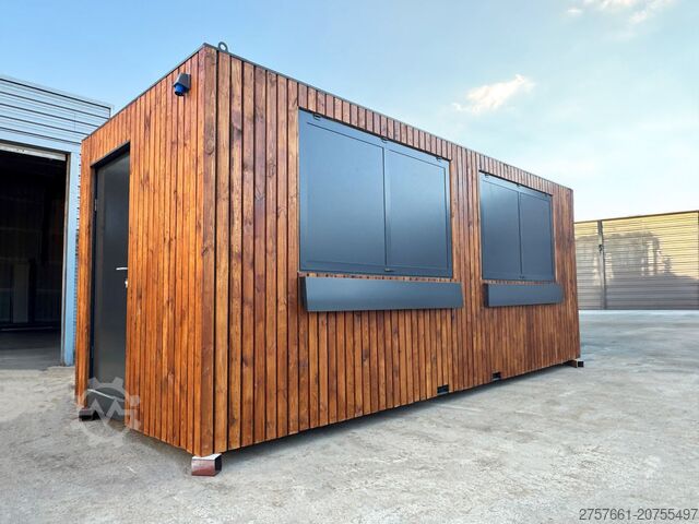 Живой контейнер Cafe Container / Bürocontainer / Baucontainer Modell EICHE IMBISS
