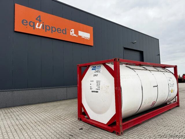 Контейнер для резервуара CIMC 20FT ISO, 25.080L / 1-COMP / 3 BAFFELS / T12 / ...
