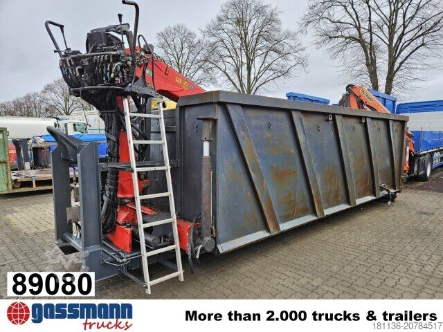 Контейнер с крюковым захватом  Abrollcontainer mit Kran Palfinger Epsilon E110L82