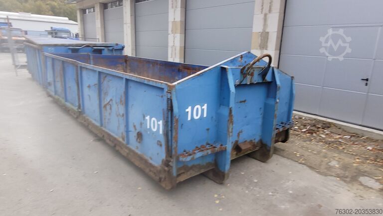 Платформенный мультилифт контейнер с бортами  