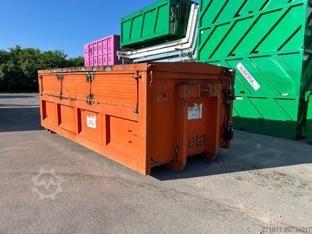 Контейнер с крюковым захватом  CONTAINER SCARRABILE USATO CON COPERCHIO