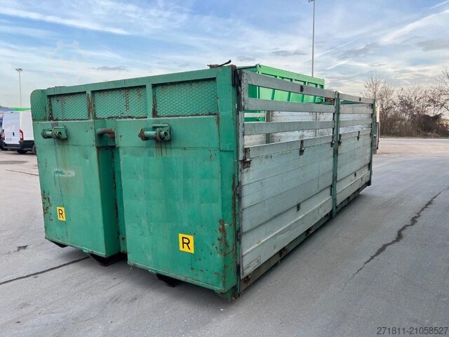 Контейнер с крюковым захватом  CONTAINER SCARRABILE USATO A PIANALE CON SPONDE