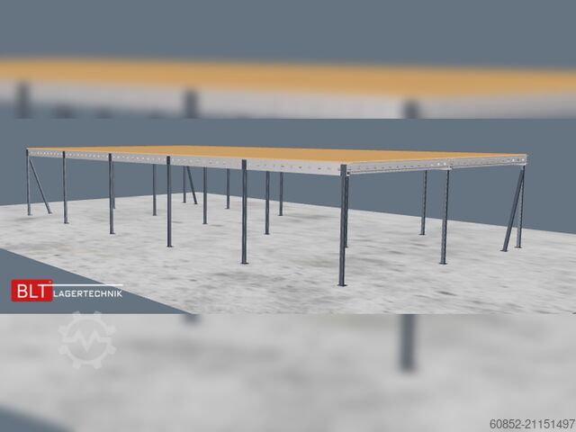 платформа хранения 10x20m Lagerbühne , Belastung : 500kg/qm Unterkante: 3m ,ca. 200qm , Systembühne