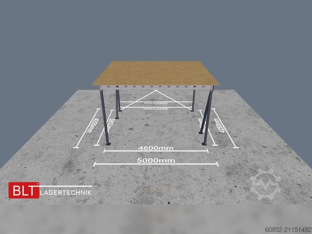 платформа хранения 21,25 m² Lagerbühne , OK 300 cm 500 kg/m², sofort ab Lager