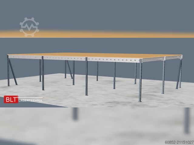 платформа хранения 10x15m Lagerbühne , Belastung : 500kg/qm Unterkante: 3,0m , ca. 150qm Systembühne