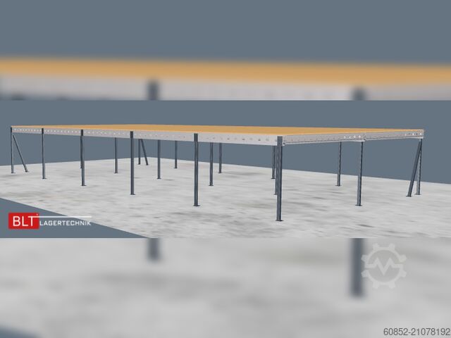 платформа хранения 10x20m Lagerbühne , Belastung : 500kg/qm Unterkante: 2,5m ,ca. 200qm Systembühne