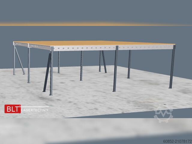 платформа хранения 10x10m Lagerbühne , Belastung : 500kg/qm Unterkante: 3m ,ca. 100qm , Systembühne