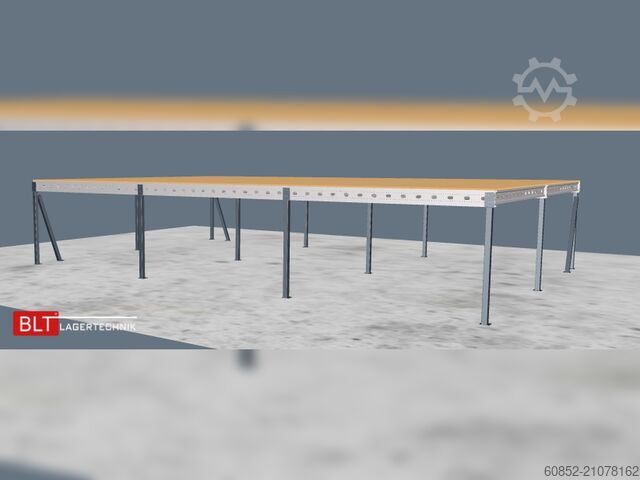 платформа хранения 10x15m Lagerbühne , Belastung : 500kg/qm Unterkante: 2,5m ,ca. 150qm Systembühne