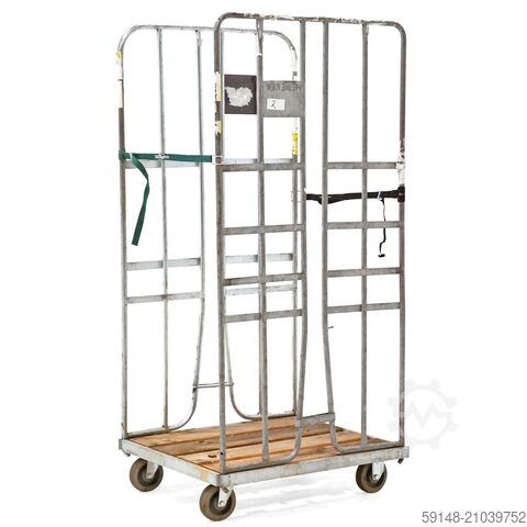 Используемые роликовые контейнеры, 2 боковые зажимные стенки + 2 нейлоновых стяжных ремня, Д: 800, Ш Kruizinga 98-6927GB