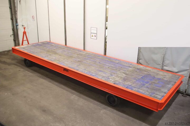 Тяжелый транспортный тележка 15 тонн Plan 10  7000/2000/H730 mm