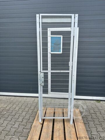 Дверь для питомника Дверь для погреба Стальная дверь Stahltür mit Rahmen Gesamtabm.: 2.210 x 750 mm (HxB)