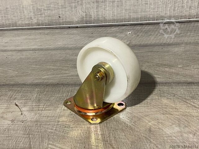 Общая высота: 130 мм / диаметр колеса: 100 мм / белый Lenkrollen Lenkrolle Rolle Transportrolle Möbelrolle