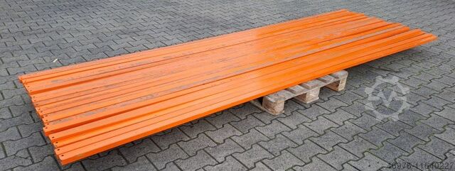 Стальная труба Профильная труба Сталь Rechteckrohr Stahlträger / 3.660 mm / Abm. 50 x 30 mm / MS: 1,50 mm / orange